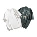 Printed round neck loose short sleeved men's and women's casual half sleeves
