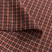 Embroidered pocket checkered shirt for men
