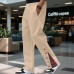 Men's casual pants with contrasting colors