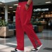 Men's casual pants with contrasting colors
