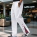 Men's casual pants with contrasting colors