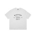 Letter printed round neck T-shirt short sleeved