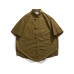 Cotton short sleeved shirt men's loose shirt