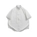 Cotton short sleeved shirt men's loose shirt