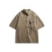 Pendant casual short sleeved shirt for men