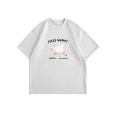 Printed short sleeved happy duck T-shirt for men and women