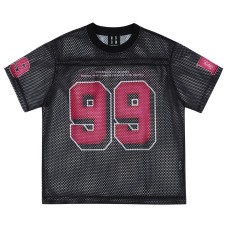 Hollow mesh retro ball suit short sleeved summer casual top Hollow mesh retro ball suit short sleeved summer casual top