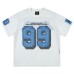 Hollow mesh retro ball suit short sleeved summer casual top