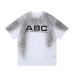 Inkjet gradient round neck men's and women's short sleeves