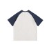 Cartoon printed raglan sleeves for men and women's short sleeves