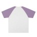 Retro Colorblock Dachshund Raglan Sleeve Short Sleeve T-Shirt Unisex Couple Loose Casual Top