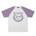 Retro Colorblock Dachshund Raglan Sleeve Short Sleeve T-Shirt Unisex Couple Loose Casual Top