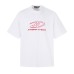 Letter Embroidery Heavyweight Pure Cotton Short Sleeve T-Shirt Men's Summer  Couple Loose Casual Top