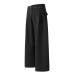 Solid color hanging high waisted casual pants straight leg wide leg pants