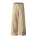 Solid color drape suit casual pants straight leg pants for men