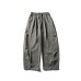 Solid color drape suit casual pants straight leg pants for men
