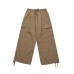 Large pocket workwear casual pants for male students straight leg pants