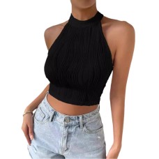 Strapless Crop Top Slim Belly-Baring Fitted Short Top Strapless Crop Top Slim Belly-Baring Fitted Short Top