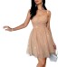 Elegant Evening Dress with Strapless Design for Women