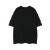 Retro Lonely Cat Print Round Neck Short Sleeve T-Shirt Unisex  Loose Casual Couple Half Sleeve Top