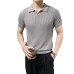 Casual slimming slim fit solid color versatile half sleeved top