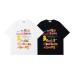 Cute Bear Colorful Letter Short Sleeve T-Shirt Men's Loose Casual Versatile Couple Top