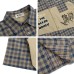 Color Block Cartoon Letter Embroidery Short Sleeve Shirt Unisex Loose Casual Versatile Couple Shirt