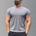 Solid color simple short sleeved t-shirt thin short sleeved top