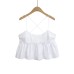 Ruffled top with small straps