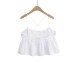 Ruffled top with small straps