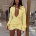 Shirt Dress for Women Spicy Mini Skirt