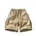 Summer loose straight leg sports casual five quarter pants mid length pants