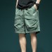 Versatile five point loose sports and casual mid length pants