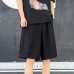 Solid color loose suit shorts for men in summer