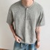 Retro shoulder short sleeved shirt with small neckline and half sleeves