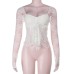 Vintage Elegant Lace Hollow-out Slim Long Sleeve Top Vintage Elegant Lace Hollow-out Slim Long Sleeve Top