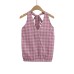Deep V-Neck Backless Tie-Up Camisole