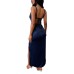 Elegant Lace Long Dress with Strapless Design for Women