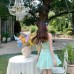Design Sense Off-the-Shoulder Pure Desire Waist-Cinching Halter Dress Women's Beach Vacation Waist-Baring Short Dress