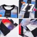 Retro Fun Printed Striped Floral Short Sleeve T-Shirt Men's Summer Sports Style Loose Casual Versatile Couple Top