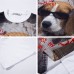 Retro Dog Letter Print Round Neck Short Sleeve T-Shirt Men's Loose Casual Versatile Couple Top