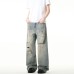 Vintage ripped jeans for men in summer