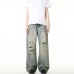 Vintage ripped jeans for men in summer