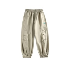 Simple solid color leggings for men's casual wear