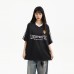 Half sleeved summer loose sports top with jersey style