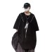 Glitter print loose five quarter niche half sleeve