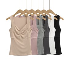 Square Neck Sports Leisure Tank Top