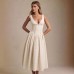 Heavy Work Sexy Fitted Strapless Dress Elegant Retro