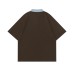 Dog Print Notch Collar Design Short Sleeve T-Shirt Men's Oversize Casual Versatile Top