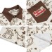 Color Block Cute Dog Full Print Short Sleeve Shirt Unisex Loose Casual Versatile Couple Shirt Jacket